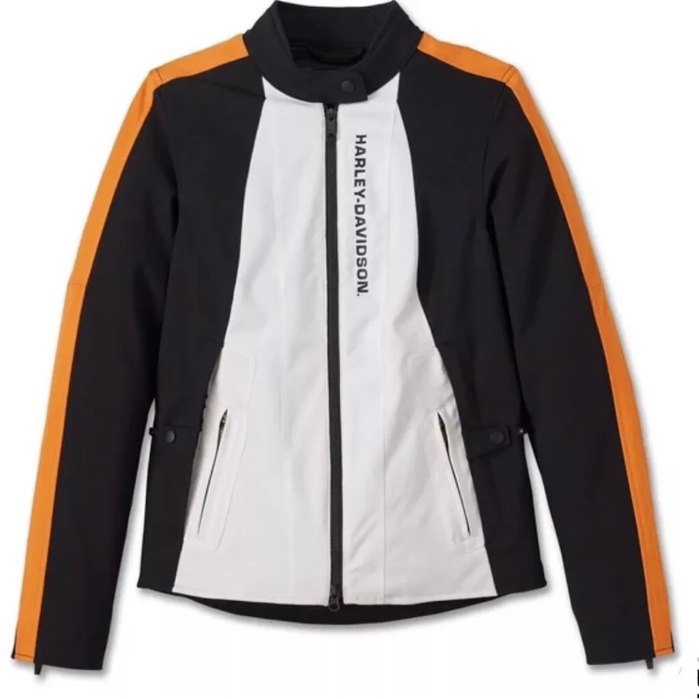 Harley Davidson HD Women's Fulton Triple Vent System Riding Jacket 97135 24VW 2W